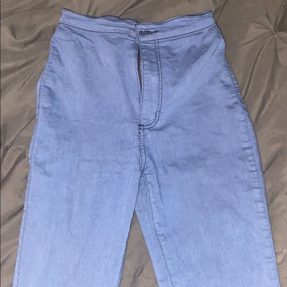 Fashion Nova - Super High Waist Denim Skinnies (3) - Picture 2 of 7